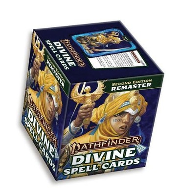 Pathfinder Divine Spell Cards (Remastered) (P2) by Paizo Publishing [Hardback]