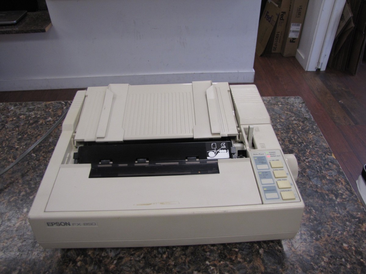 Vintage Epson FX-850 Model P82PB Dot Matrix Printer- Tested and