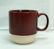 Over and Back Crimson Red Glazed Stackable 12oz Coffee Cup Mug