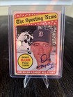 1969 Topps - The Sporting News All Star Selection Denny McLain #433 Signed — photo 1
