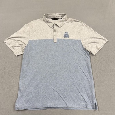 TravisMathew Polo Shirt Mens XL Blue 2018 PGA Championship Golf Bellerive