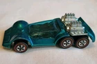 Vintage 1971 Hot Wheels Redline Six Shooter Aqua in Very Nice Condition