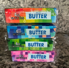 4x Minecraft BUTTER squishy , super soft , slow raising fidget Stress Toy