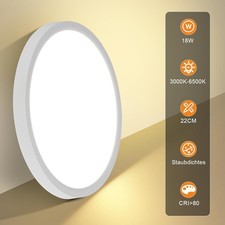 LED Deckenleuchte Dimmbar 18W Deckenlampe Wolkenlampe Kinderzimmer 2000K-6500K