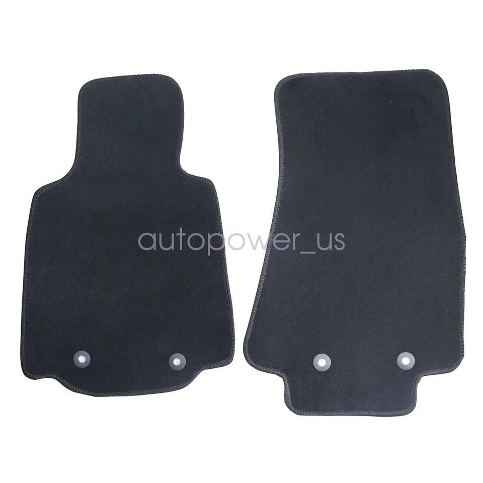 Alfombrillas alfombrillas delanteras traseras impermeables terciopelo negro nuevas para Nissan 370Z 2009-20 Foto 4 de 4