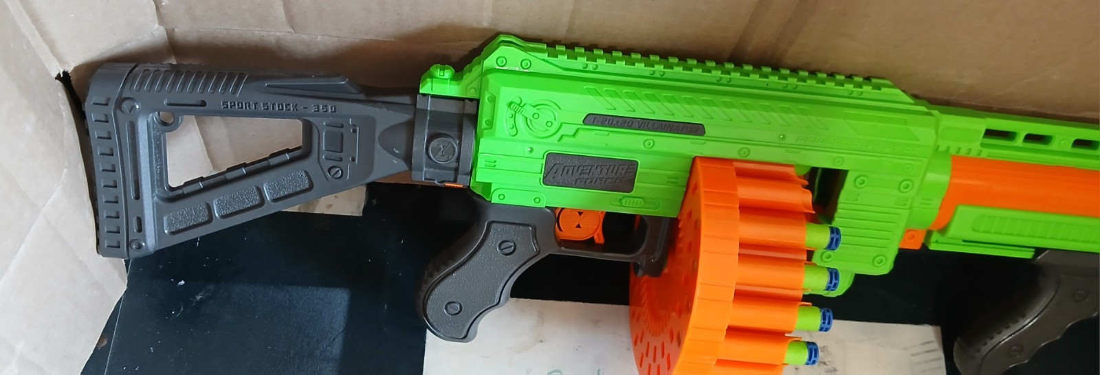 Adventure Force Villainator Pump-Action Super-Drum Foam Dart Blaster 