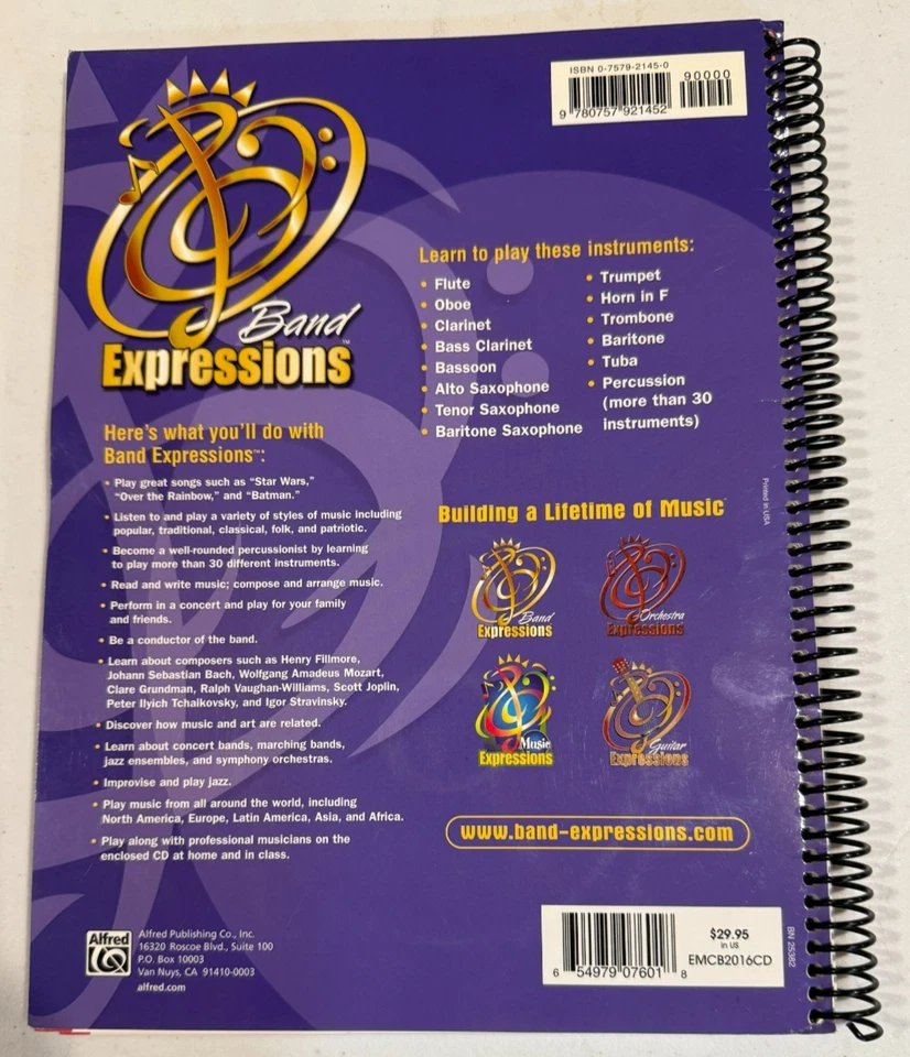 Band Expressions Percussion Book Two NEW - Image 2 of 2