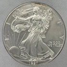 1997 $1 American Silver Eagle 1 oz .999 Fine Silver Bullion Coin BU