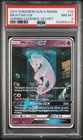 2017 POKEMON SUN & MOON SHINING LEGENDS SECRET #78 MEWTWO GX PSA 8