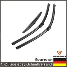 Scheibenwischer Komplett Set Ersatz für Opel Astra J ABS 3Pcs Front Heckwischer