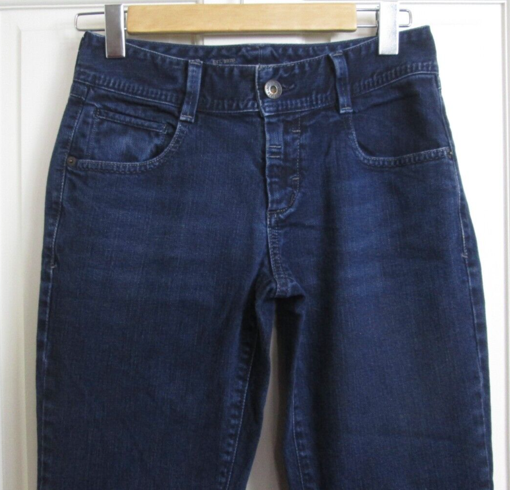 Eddie Bauer Curvy Bootcut Jeans Womens Size 2 26x31 Distressed