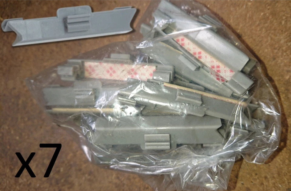 x7 Clips de moldura de parabrisas delantero para BMW 525i 530i 535i 540i 735i 735iL Foto 2 de 3