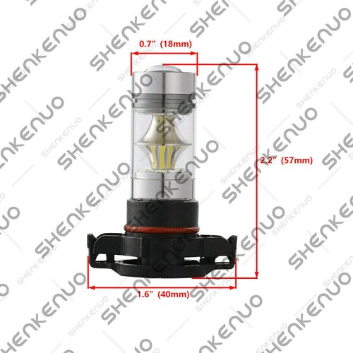 For GMC Sierra 1500 2500 3500 6000K 5202 LED Fog Lights Beam Bulbs White 2pcs - Picture 4 of 6