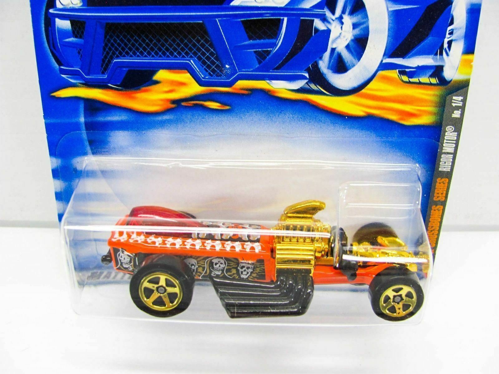 1 NEW Hot Wheels Die Cast Collectible - Rigor Motor - 2001a