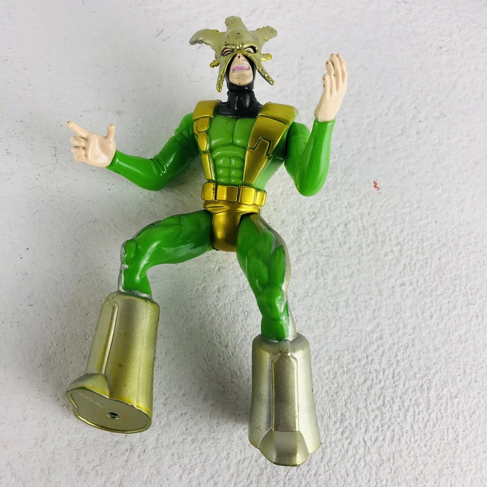 Figura de acción suelta vintage Toybiz Marvel ELECTRO Spider-Man 1996 Foto 2 de 4
