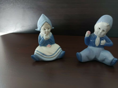 Figurines en porcelaine de Wagner & Apel, couple d'enfant. - Photo 1/6