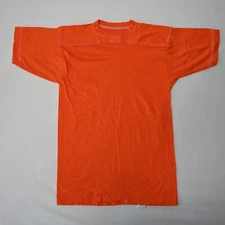 Vintage Russell Athletic Orange Football T-Shirt Size M