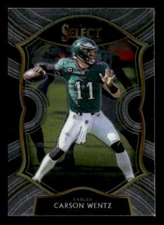 2020 Panini Select #17 Carson Wentz Philadelphia Eagles