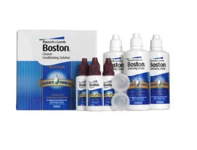 BAUSCH + LOMB BOSTON Advance Cleaner Conditioning Contact Lens Solution 3 Month Multi Pack