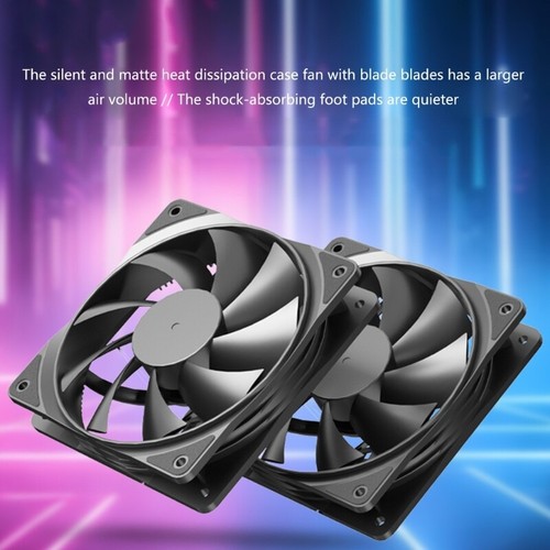120mm Quiet Computer Case Fan 12V Cooling Fan Heat Dissipation For Gaming PC - Afbeelding 4 van 10