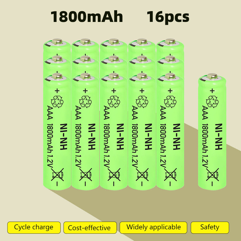 AAA Rechargeable Batteries LED Light Battery Cordless Phones With Charger LOT-image
