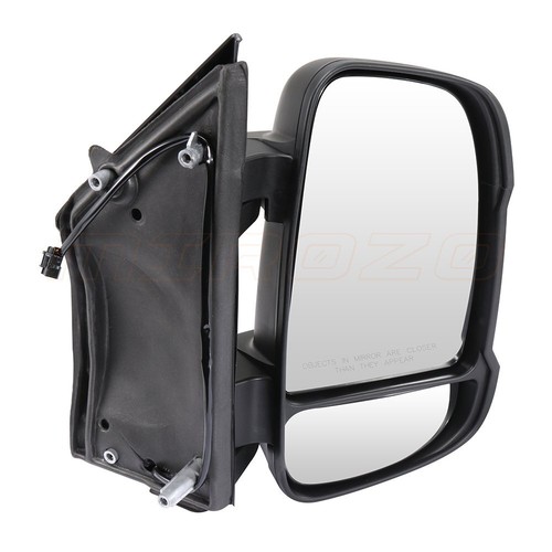 MIROZO For 14 DODGE RAM PROMASTER Black Textured Left+Right Side Mirrors Manual - Foto 5 di 12