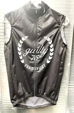 Bioracer Cycling Wind Vest Full Zip Size Medium Guilty 76 Frankfurt