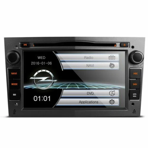Autoradio e frontalini da auto dimensione 2 DIN con compatibile navigatore GPS per Opel