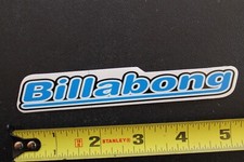 BILLABONG Surfboard Australia Clear Blue Black White B3 Vintage Surfing STICKER