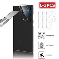 1-3PC For Samsung Galaxy S23 S24 Ultra Plus Camera Lens Tempered Glass Protector