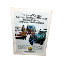 1972 Simoniz Car Wax Chevy Chevelle Vega Dune Buggy Page Vintage Print Ad 70s