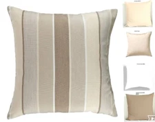 Sunbrella Outdoor Pillows with zipper, MILANO FLAX