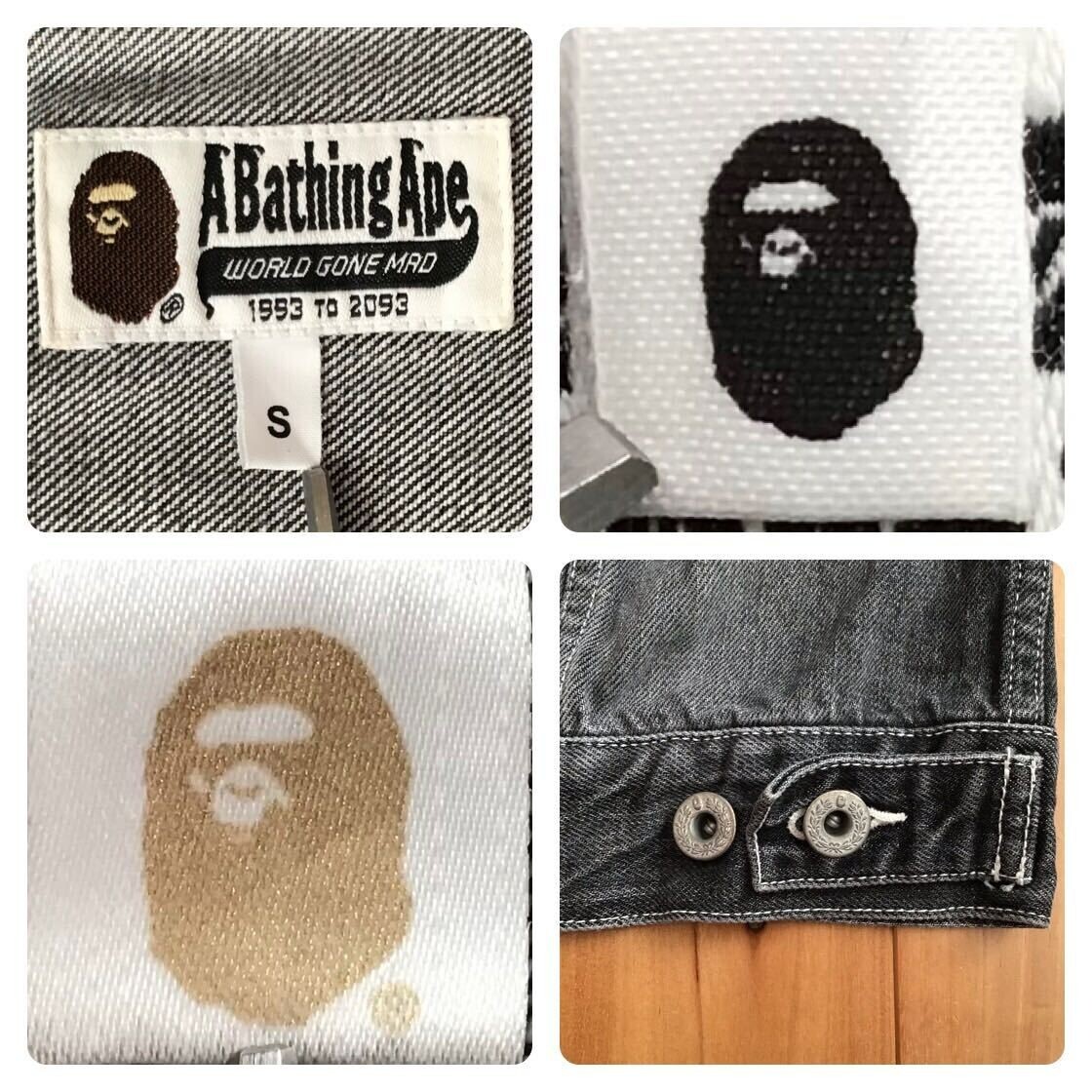 BAPE Shark Denim Jacket Black A Bathing Ape Size S | eBay BAPE Shark Denim Jacket Black A Bathing Ape Size S | eBay