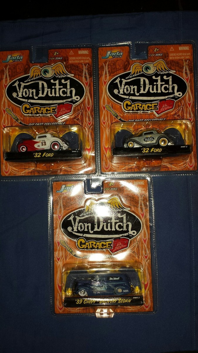 Jada Von Dutch Garage 3 Car Lot | eBay