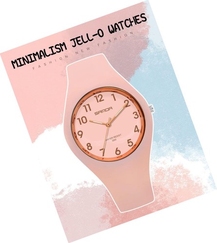 Fashion Sports Ladies Silicone Strap Electronic Quartz Watch - Picture 4 of 7