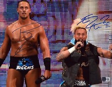 Enzo Amore & Big Bill Cass Signed 11x14 Photo BAS COA AEW Impact Picture Auto 2