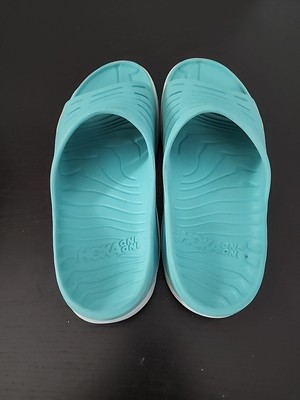 HOKA One One Sandal ORA Recovery Teal Gray Slide Shoes Mens  display picture 1