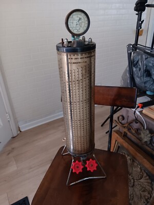 Vintage ROBINAIR DIAL-A-CHARGE Heated Charging Cylinder