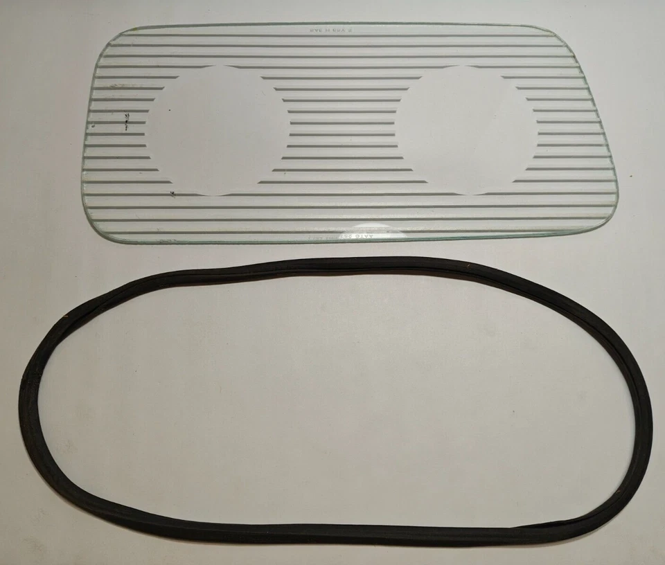 Chrysler Imperial 1965 faro lateral izquierdo bisel cubierta de vidrio y calcomanía 2809945 nuevo en stock Foto 4 de 4