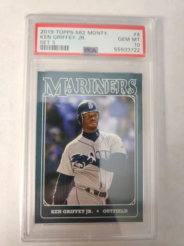 2020 Topps 582 Montgomery Ken Griffey Jr #4 PSA 10