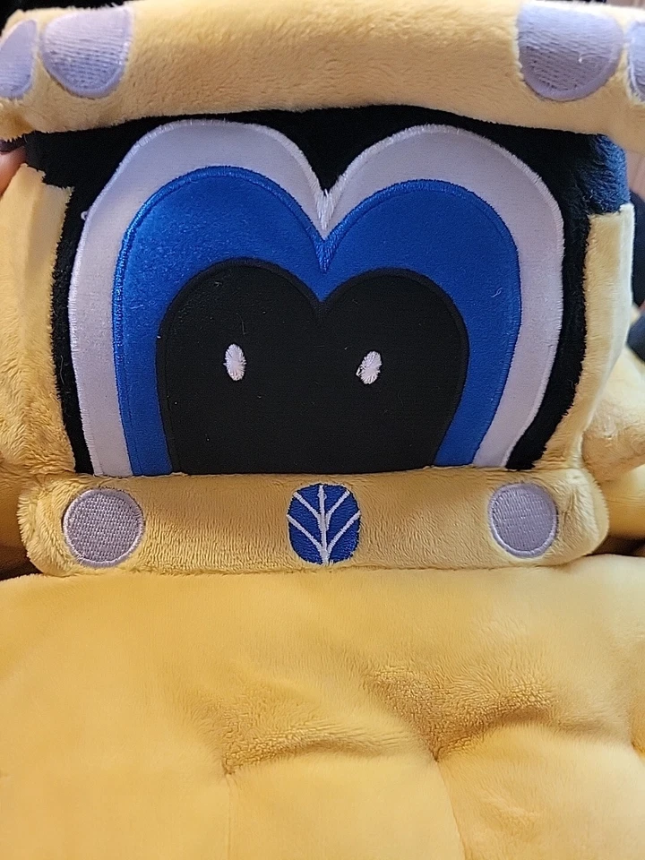 New Holland Anthropomorphic Combine Yellow Pillow Pet Rare EUC Farm Plush Pillow - Image 4 of 4