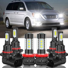 For Honda Odyssey 2005-2007 2008 2009 2010 - 6x Led Headlight Fog Light Bulbs S2