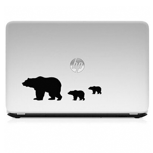 Bear Family Vinyl Decal Sticker For Macbook Laptop Car Auto SUV Window Truck - Picture 5 of 7