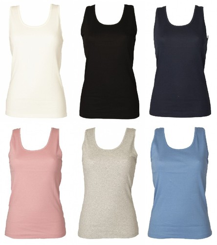 JADEA Body Femme Longue 4154 En Coton élastiqué, Noir , S