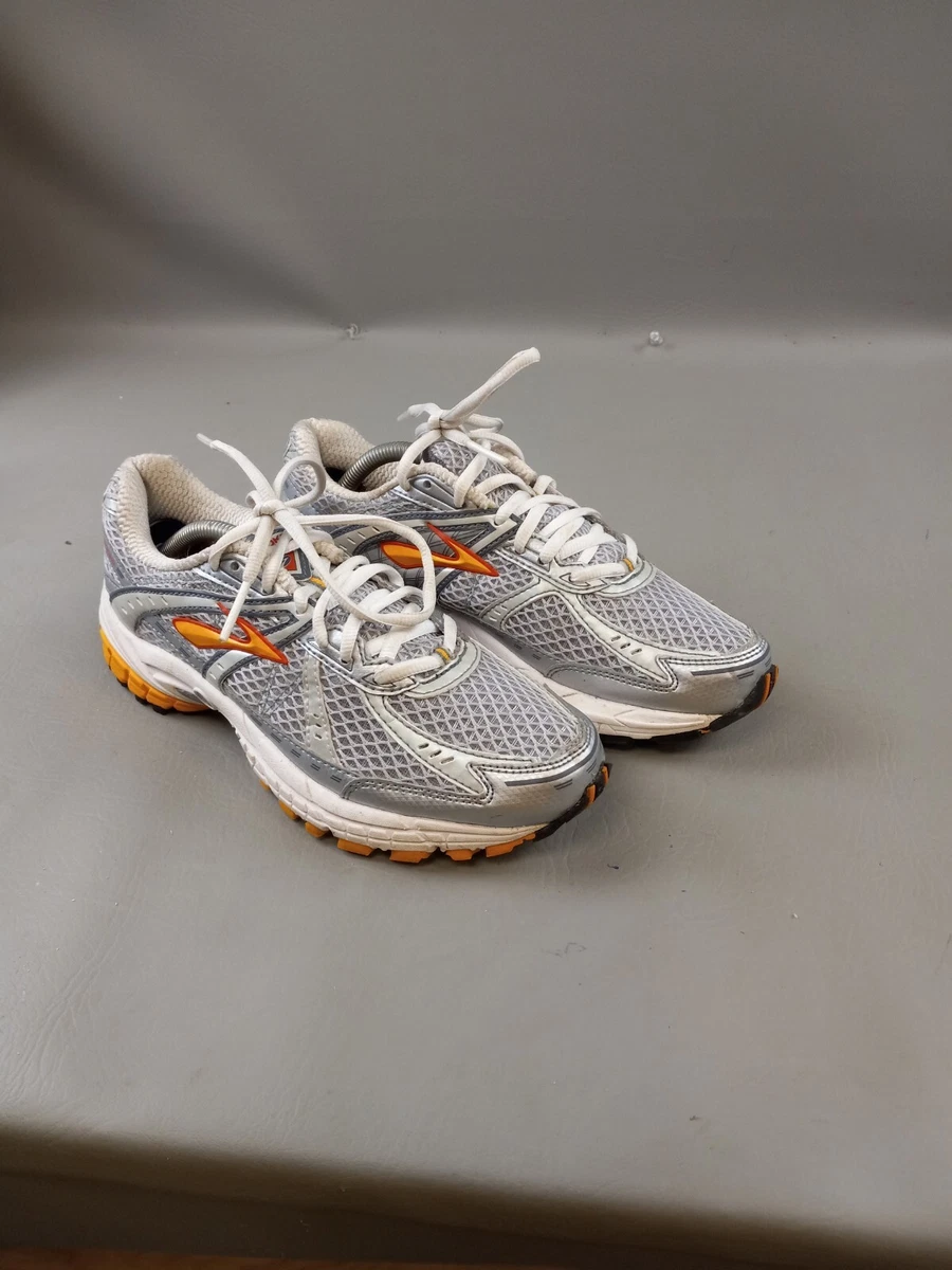 Brooks Women s Defyance 4 Silver Orange Running Shoes Sneakers Size 7