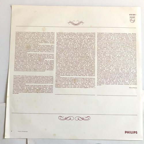 Rodrigo - Concierto De Aranjuez & Andaluz - Los Romeros 2LP Philips Box Set NM - Picture 12 of 12