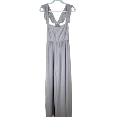 Show Me Your Mumu June Maxi Dress - Dove Grey Chiffon NWT Size XL | eBay