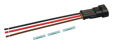 AMP Superseal Stecker Stift 3-polig 1,50² konfektioniert Kabel Elektrik KFZ LKW