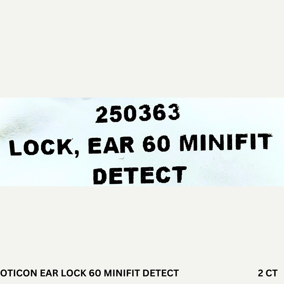 2 New Oticon MiniFit Detect Ear Lock Grips. Fits Size 60dB Speakers ...