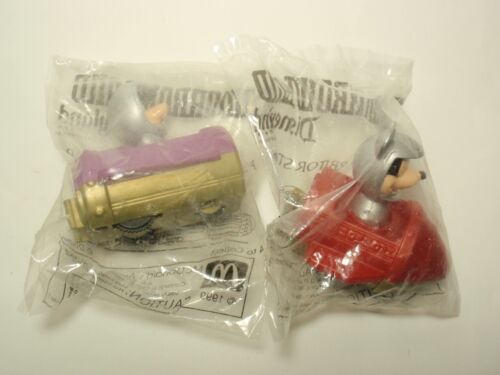 Lot 2 McDonalds Tomorrowland Disneyland Astro Orbitor Starship: Mickey & Goofy